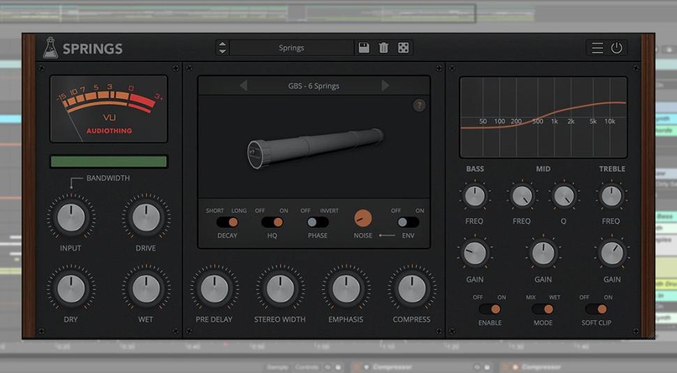 AudioThing Springs: acht Federhall-Typen in einem Plug-in