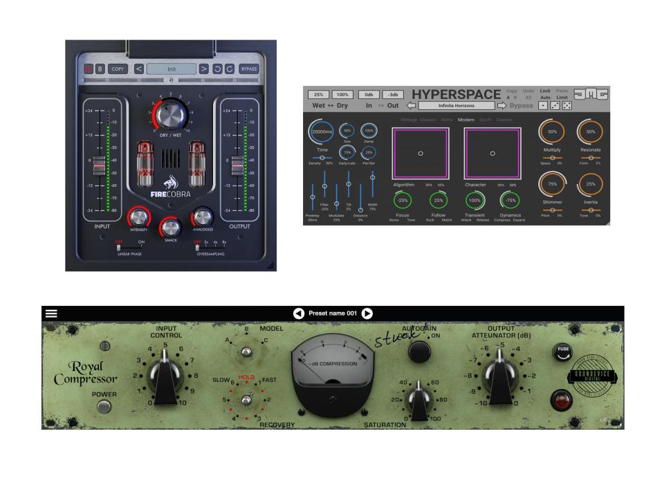 United Plugins stellen FireCobra, HyperSpace und Royal Compressor vor