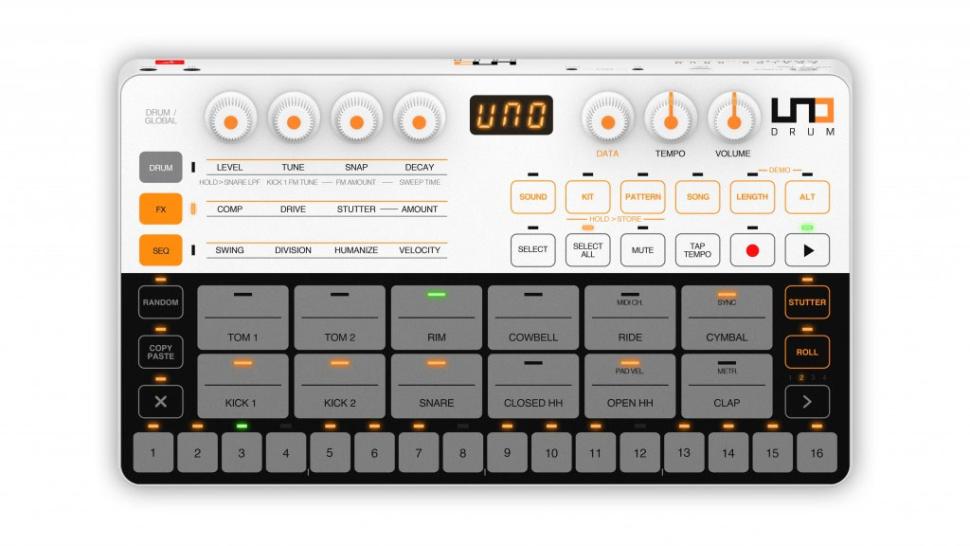 IK Multimedia UNO Drum: Drummachine mit analogen Synths jetzt lieferbar