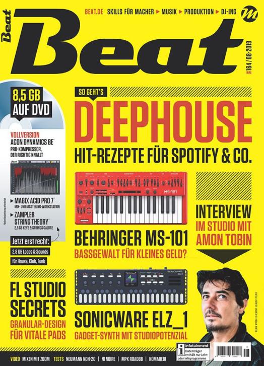 Die neue Beat 08|19 ist da: Deep House – Hit-Rezepte für Spotify &amp; Co