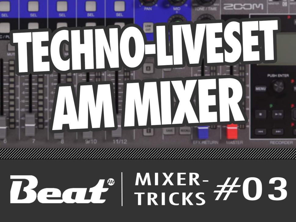 Video-Tutorial: Techno-Liveset mit dem Zoom Livetrack L-12 Mixer