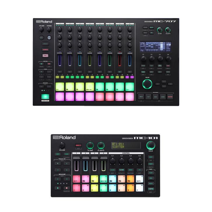 Roland MC-101 und MC-707