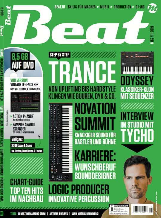 Die neue Beat 11|19 ist da: Trance – Produzieren wie Buuren, Dyk & Co.