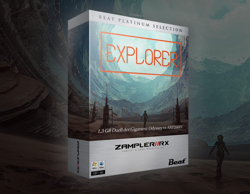 Zampler Explorer bietet 50 Patches vom Behringer Odyssey und ARP2600V