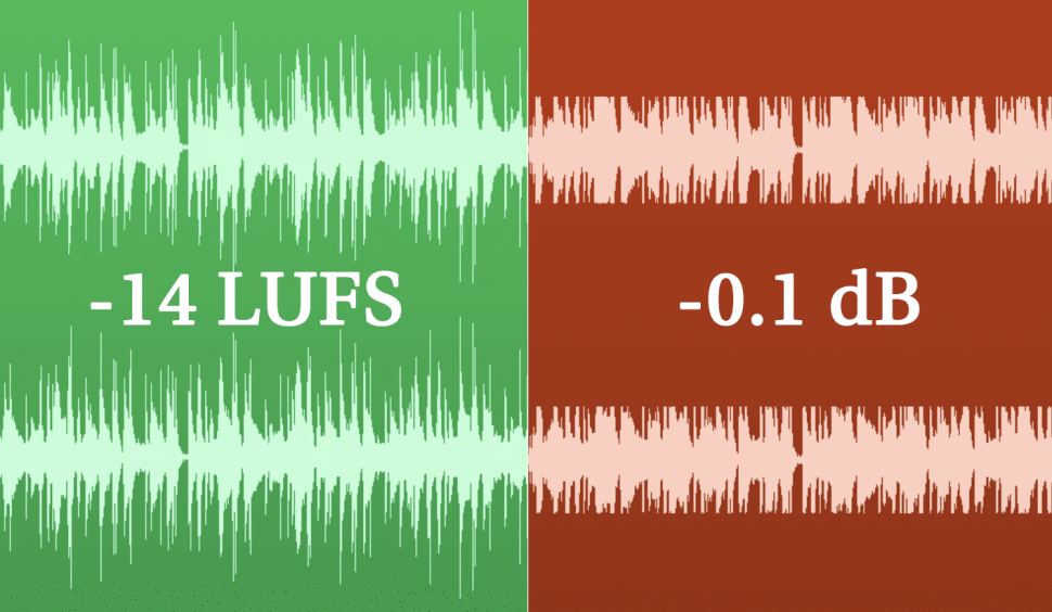 5 Loudness Penalty: Ist ein Song lauter, wird er mit einem Loudness Penalty belegt und entsprechend leiser gemacht. Vor allem bei aktuellen lauten Club Produktionen werden Clippings per Brickwall Limiter gnadenlos abgesägt. Das Resultat: Die Tracks haben kaum Dynamik und werden von Streaming Diensten locker 5-6 dB leiser wiedergegeben. Im Gegensatz zu dynamischen Tracks mit -14 LUFS Pegel wirken sie leiser und starrer.