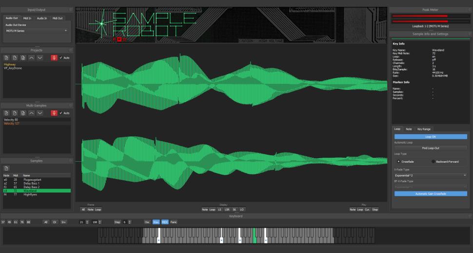 SampleRobot optimiert den Audio-Sampling-Prozess und arbeitet Hand in Hand mit vielen Soft- und Hardware-Instrumenten
