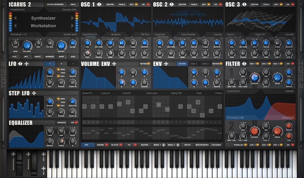 Das Synth-Plug-in Icarus 2 ist mit seinen 54 Syntheseformen geradezu gemacht für Sounddesigner