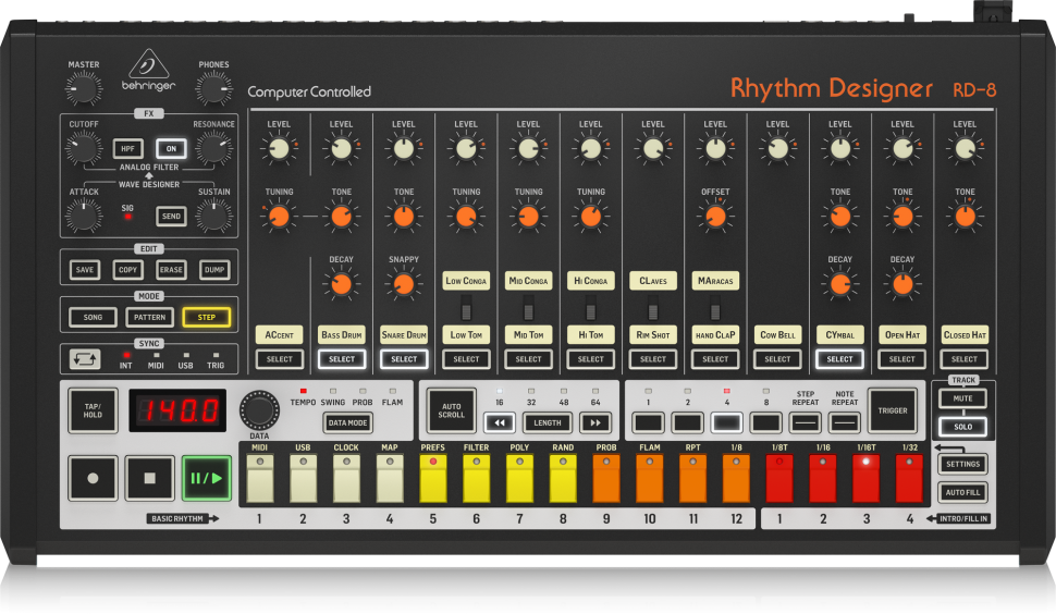 Beim Sequenzer haben sich die Entwickler auch von aktuellen Arturia-Geräten inspirieren lassen, zahlreiche Zusatzfunktionen dienen zum Jammen und Auflockern der Beats.