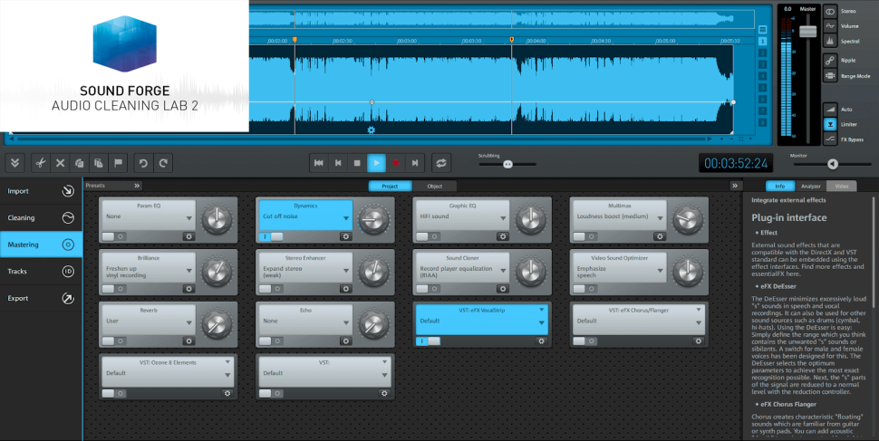Die hochspezialisierte Software für Digitalisierung, Cleaning und Restaurierung von Audiodateien erhält mit Version 2 neue, intelligente Assistenten