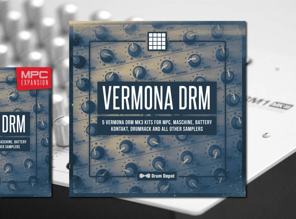 Kostenlose Drum-Legende: Vermona DRM1 Kits für alle Sampler