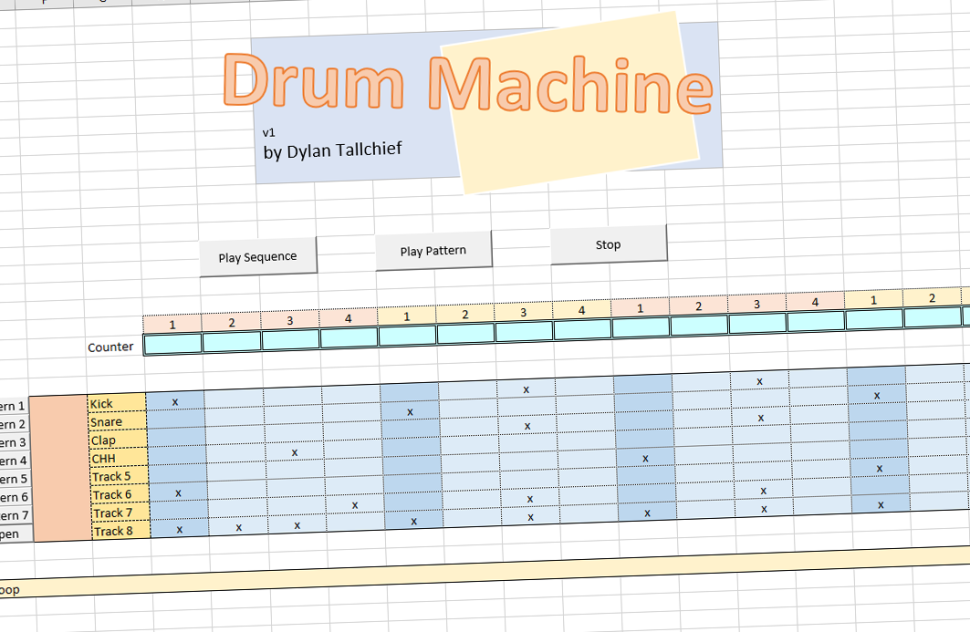 Dylan Tallchief hat einen Sequenzer für Excel entwickelt. Wie er funktioniert, erfahren Sie in dieser News. Inklusive endloser Quelle für frische Patterns