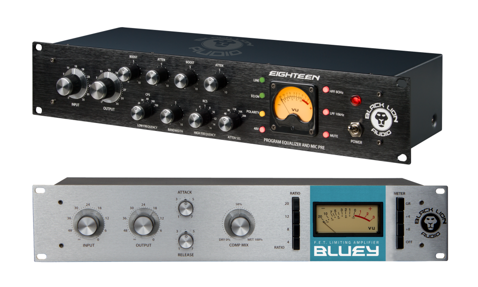 Legendärer Kompressor- und Channel-Sound: Black Lion Eighteen und Bluey