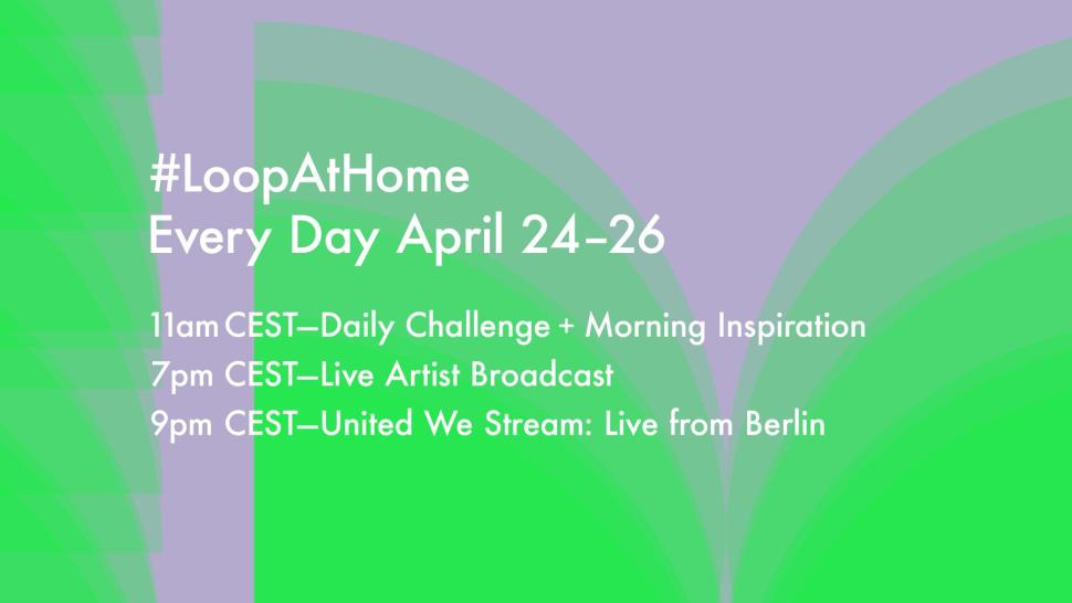 Ab heute, vom 24. bis zum 26. April, bringt Ableton ein bisschen Loop zu Ihnen nach Hause. Was auf dem Programm steht, erfahren Sie hier