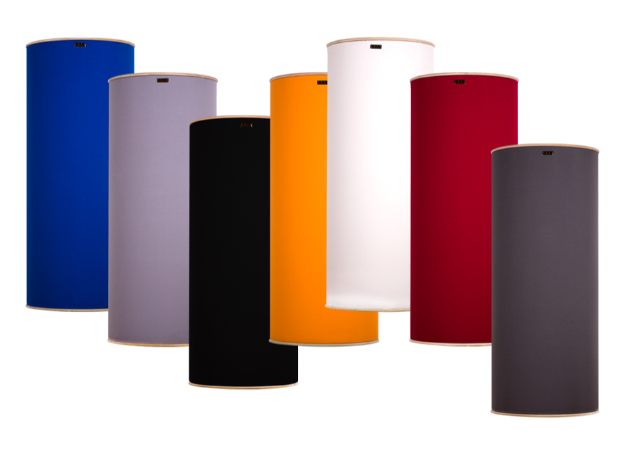 Speziell für die Absorption von Bässen werden die HOFA BassTraps in den Ecken platziert. Für Frequenzen unterhalb 80 Hz lassen sich zwei Elemente kombinieren.