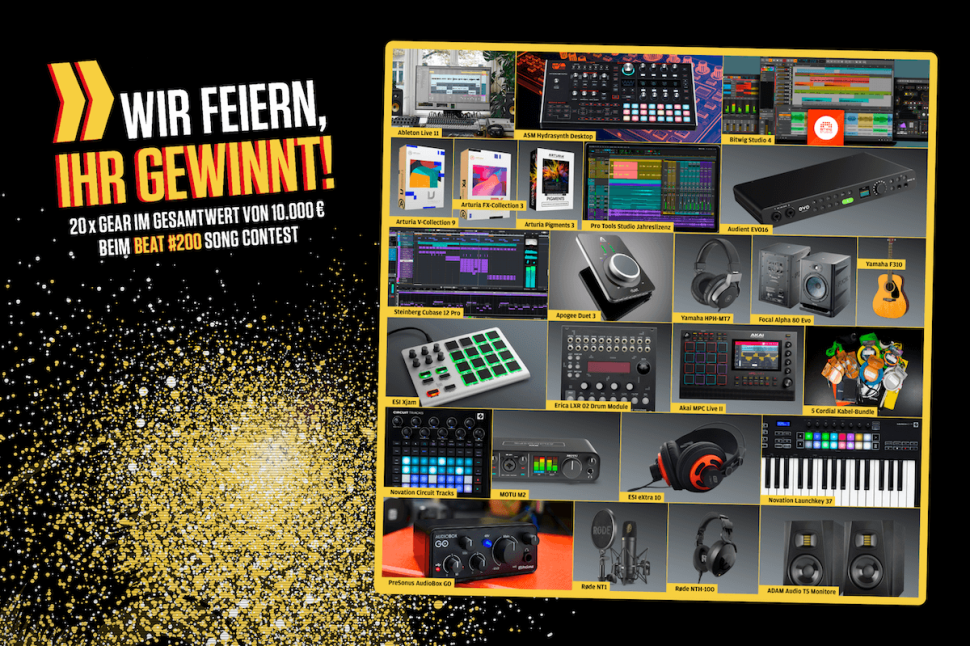 Gewinne Preise über 10.000 € beim Song Contest von BEAT &amp; MeinHomestudio.de