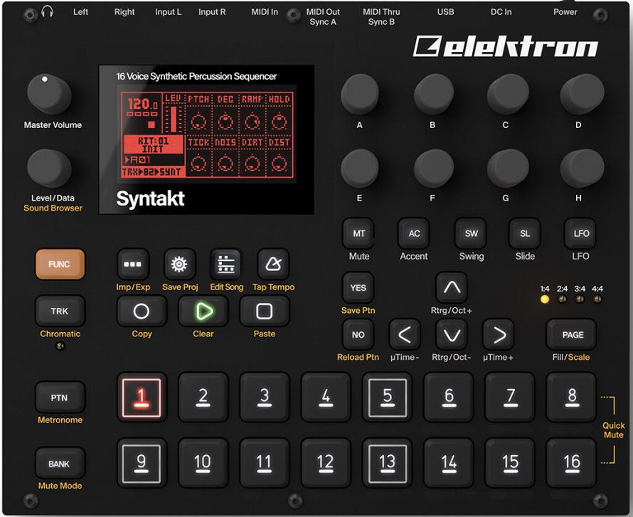 Test: Elektron Syntakt - 12-Spur Drummachine &amp; Synthesizer