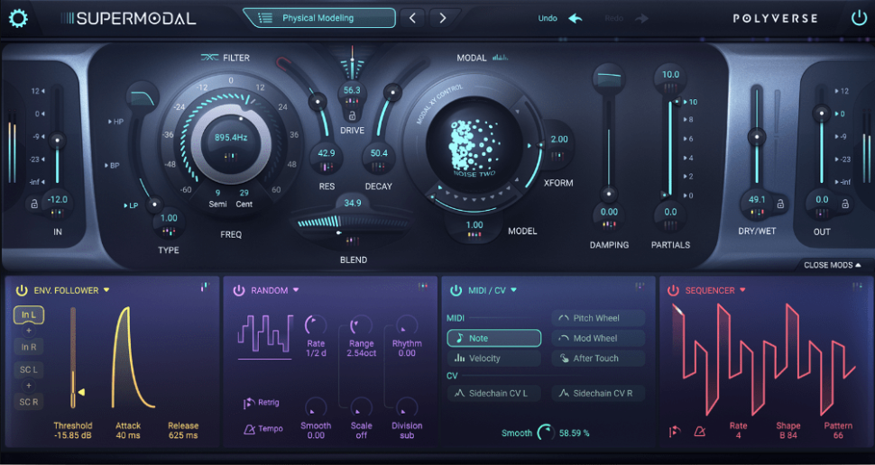 The user-interface of Polyverse Supermodal