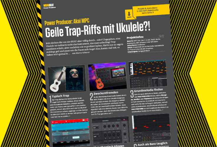 Hands-on: Geile Trap-Riffs mit Ukulele?!