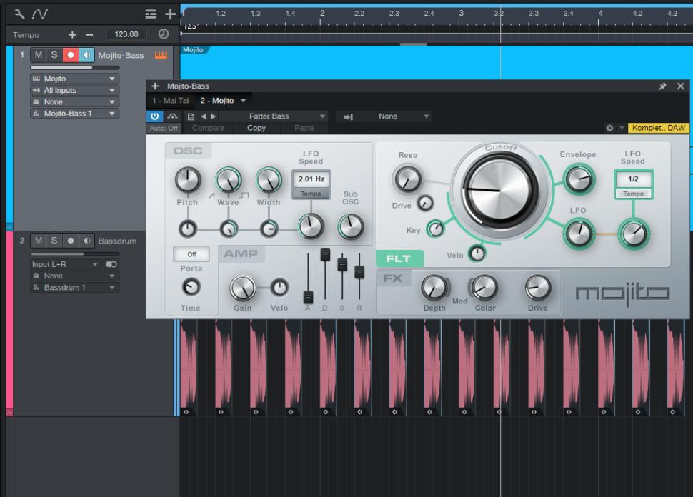 Schritt 4: Bass und Kick im Clinch?