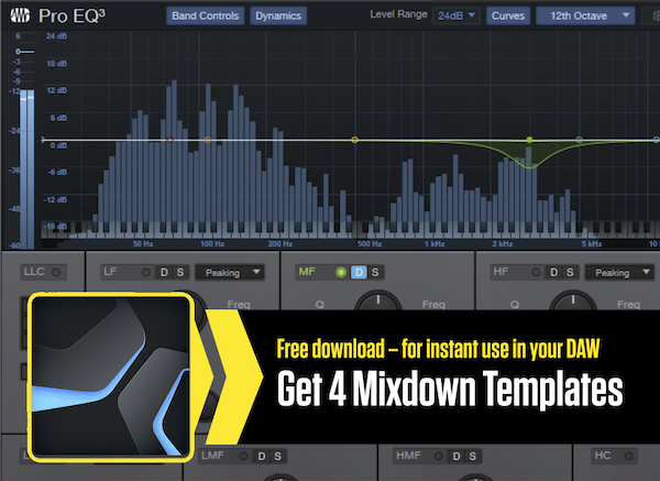 Download 4 Mixdown Templates – kostenlos zum Loslegen