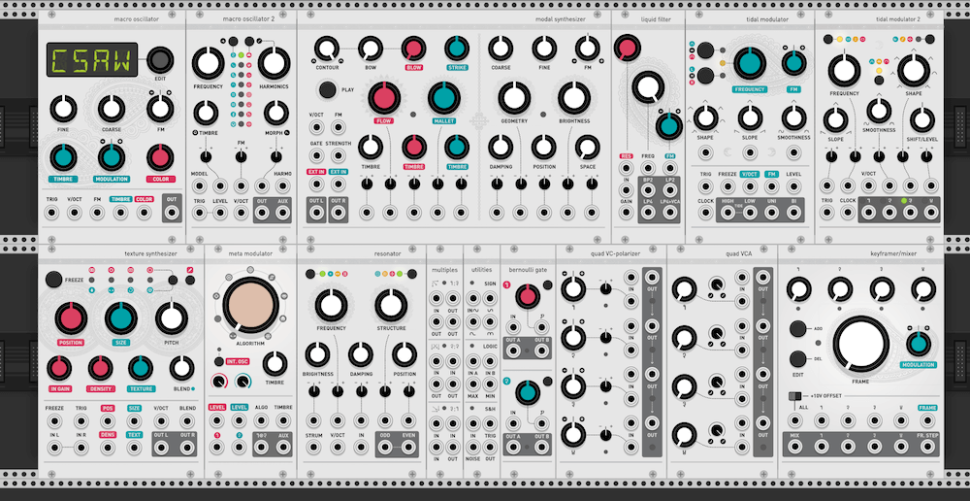 VCV Rack haben schon längst das komplette Repertoire von Mutable Instruments unter dem Brand Audible Instruments im Sortiment.