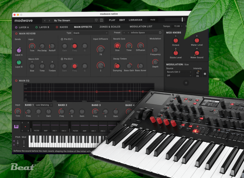 Korg modwave native und Korg modwave - Hard- und Software