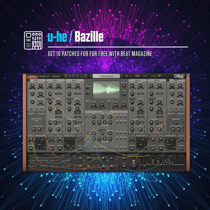 Patches of the month - 10 Fresh Presets for u-he Bazille 