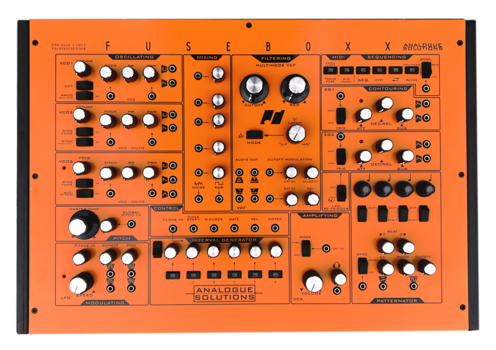 Bedieoberfläche vom Fusebox X