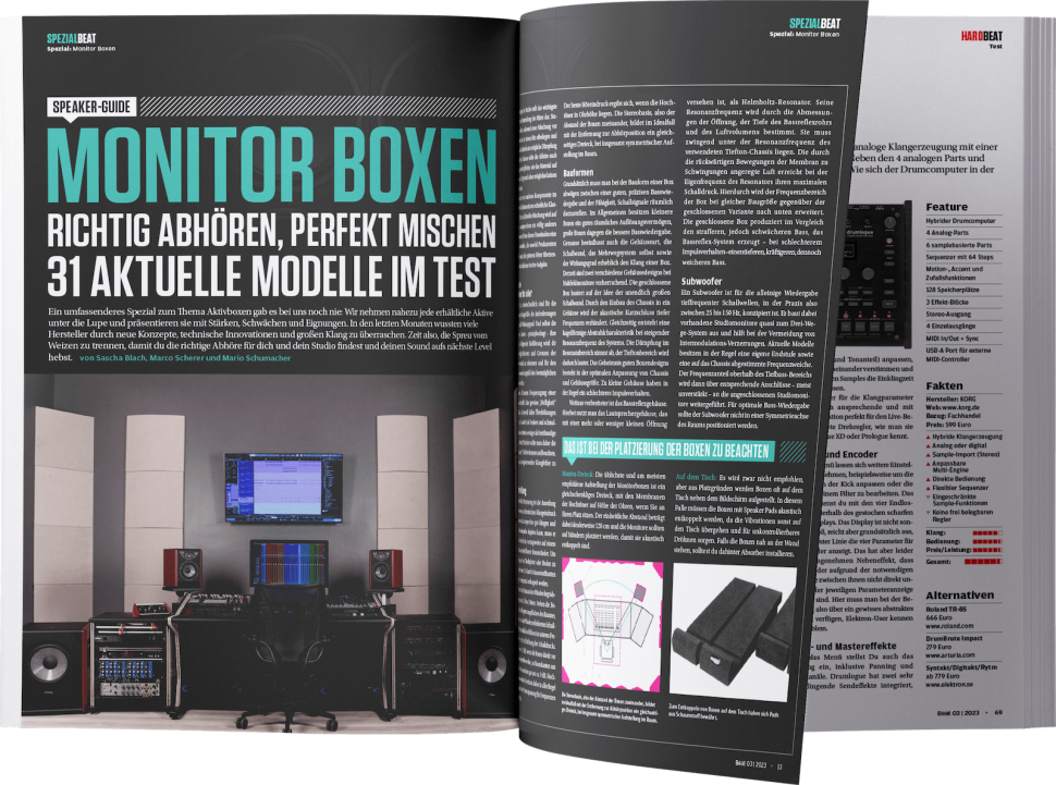 31 Monitorboxen im Test: Richtig abhören, perfekt mischen – BEAT 03/23