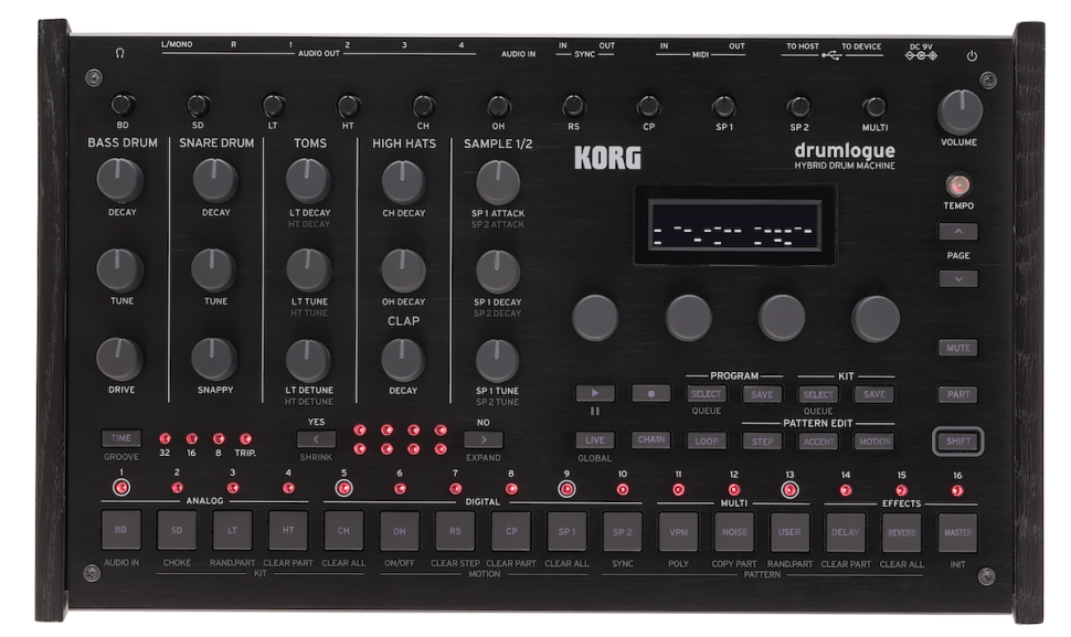 Test: Korg Drumlogue – Drum-Synth mit Sample-Import