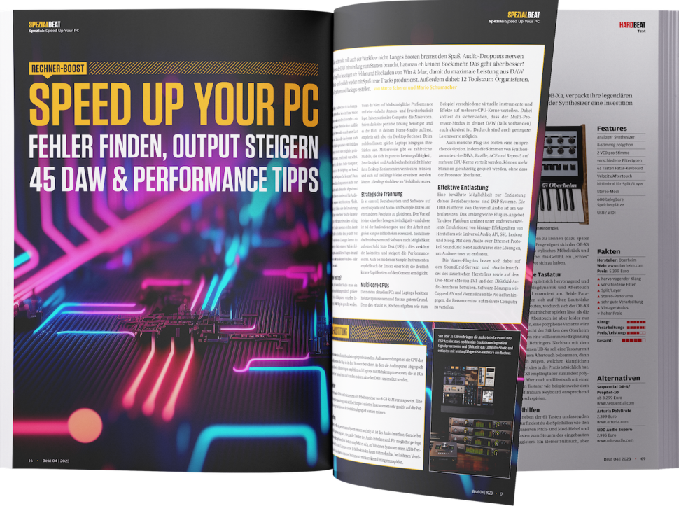 PC für Audio optimieren – plus 45 DAW & Performance Tipps