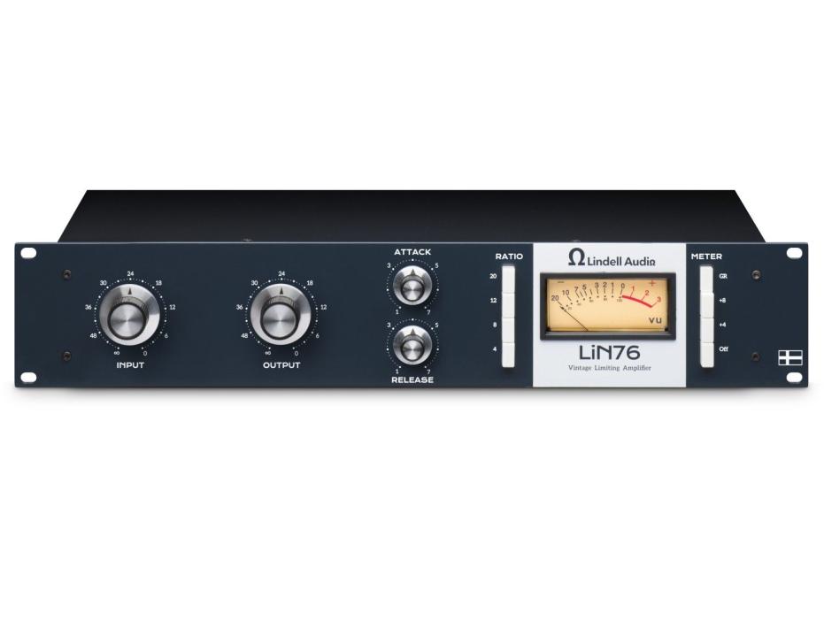 Front-Bedienoberfläche des Kompressors Lindell Audio LiN76