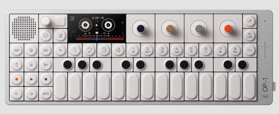 Frontpanel vom Sampler Teenage Engineering OP-1 Field