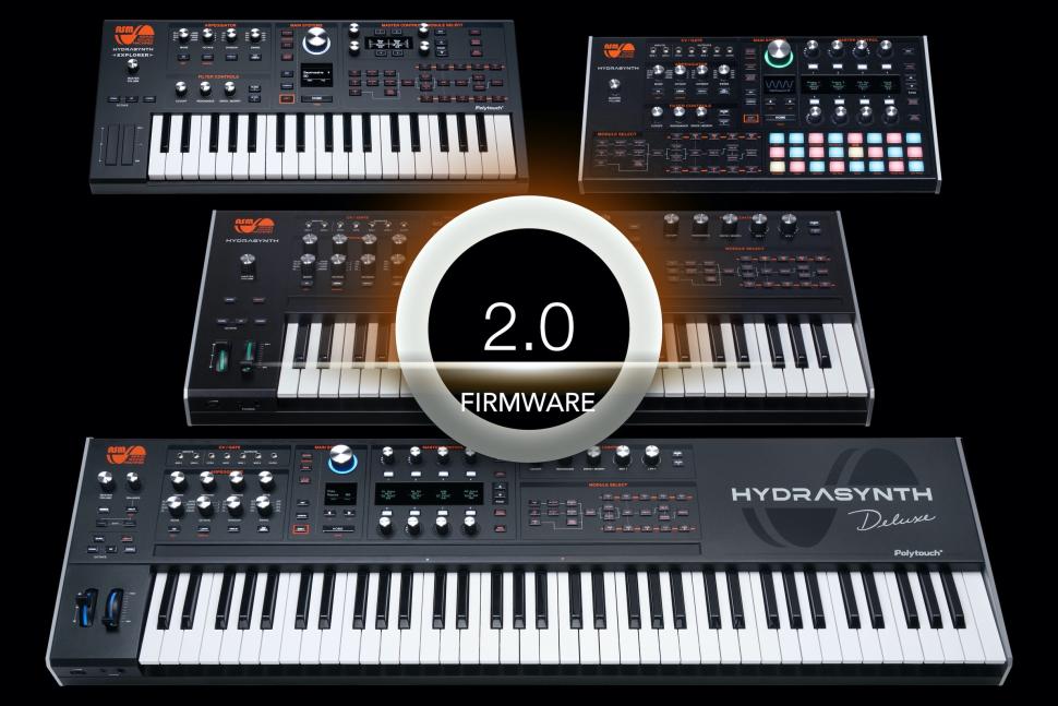 Die vier Editionen des Hydrasynth von ASM