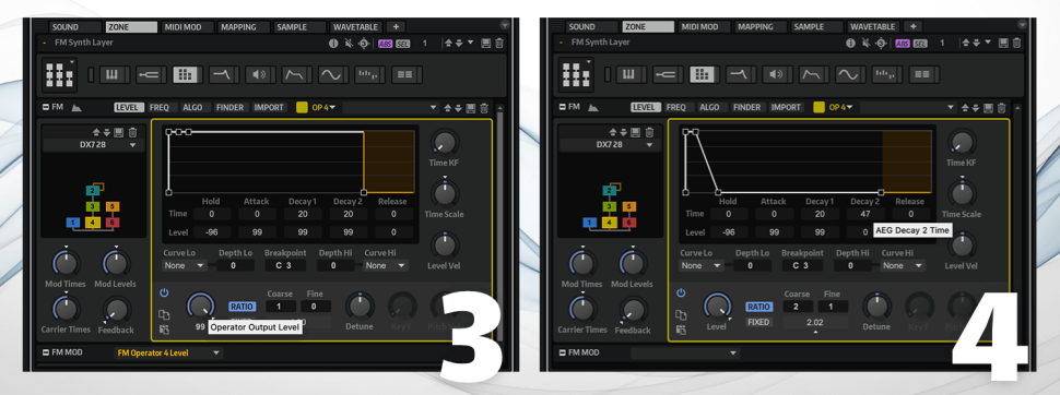 3 Carrier | 4 Tuning und Envelope
