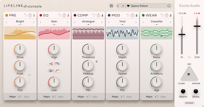 Analoge Wärme für Vocals? Leichte Übung! LoFi-Sound für Synth-Klänge? Kinderspiel! Mehr Wucht für den Drum-Bus? Na logo!