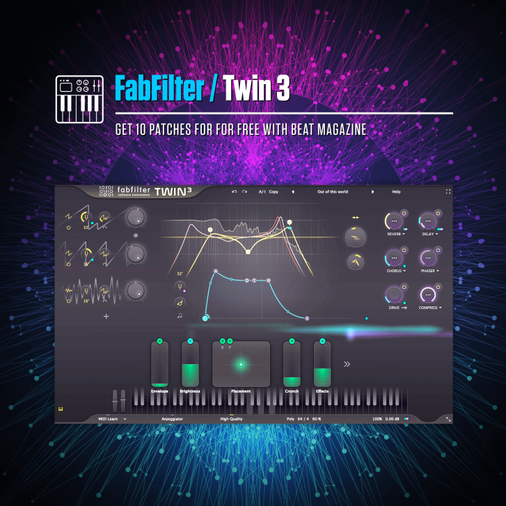 Patches of the month - 10 fresh presets for FabFilter Twin 3