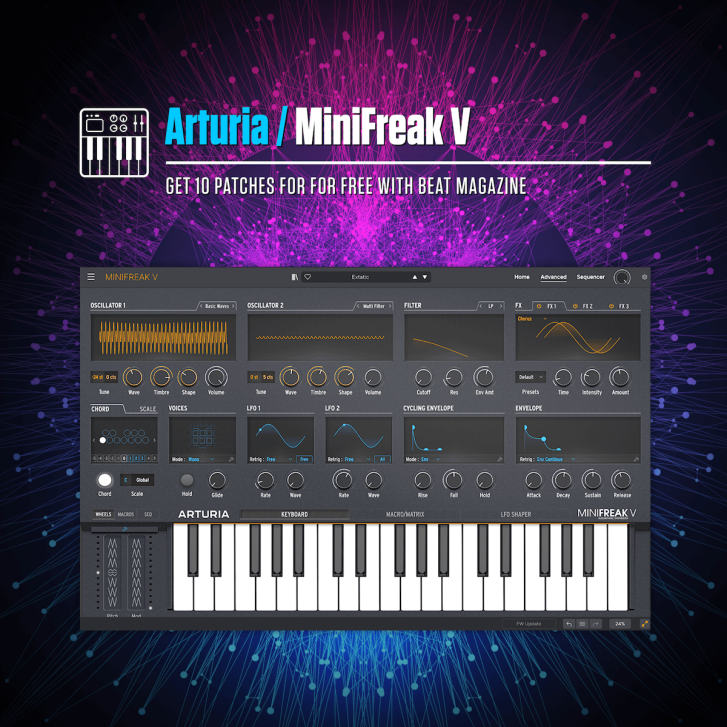 Patches of the month mit Arturias MiniFreak V