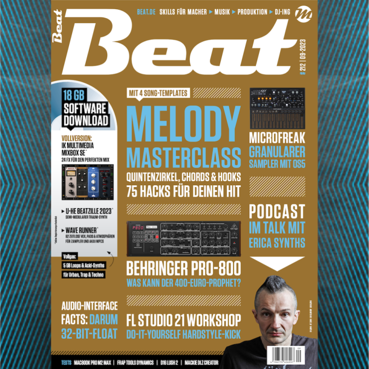 Mach dich fit für (bessere) Melodien: 75 Tipps zu Quintenzirkel, Chords & Hooks – für deinen Hit // Kostenlos mit BEAT 9/23: MixBox SE – 24 Effekte à la SSL // Kriegst du alles in BEAT 09/23