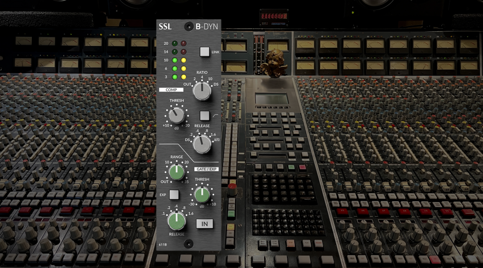Die Bedienoberfläche des SSL 4K B-DYN 500 Series Modul