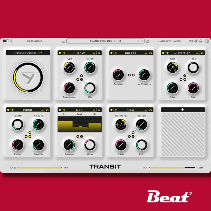 Das neue Multieffekt-Plug-in Transit von Baby Audio 
