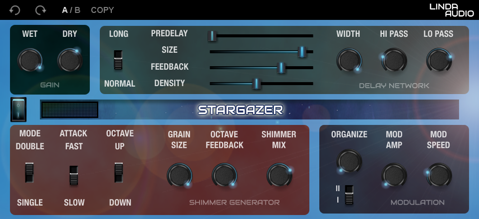 Die Bedienoberfläche von Stargazer