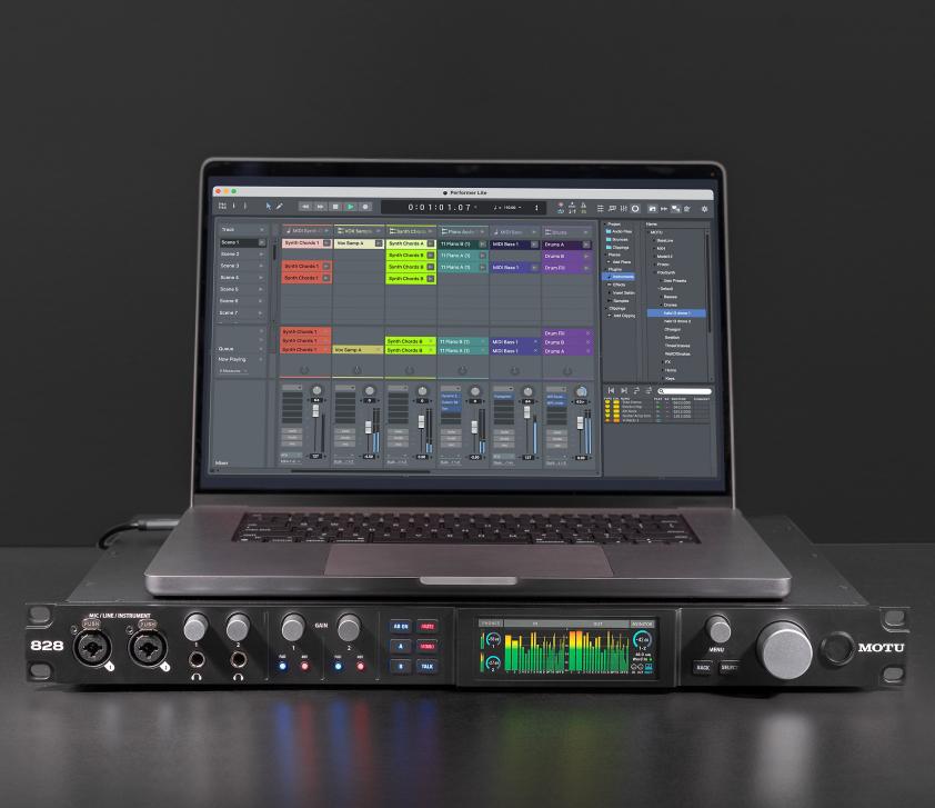 Das neue Audio-Interface 828