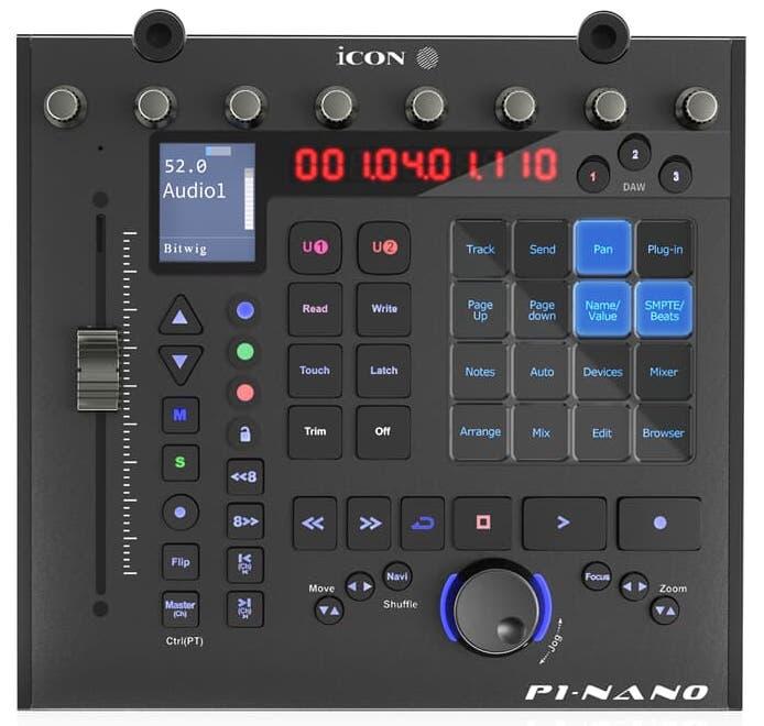 Der P1-Nano ist ein leistungsfähiger, voll ausgestatteter DAW-Controller mit einem einzigen Fader.