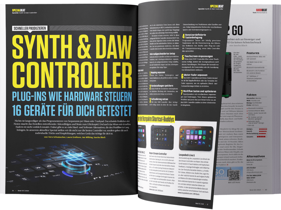 Hands-on: DAW Controller – Schneller aufnehmen und flüssiger Arbeiten