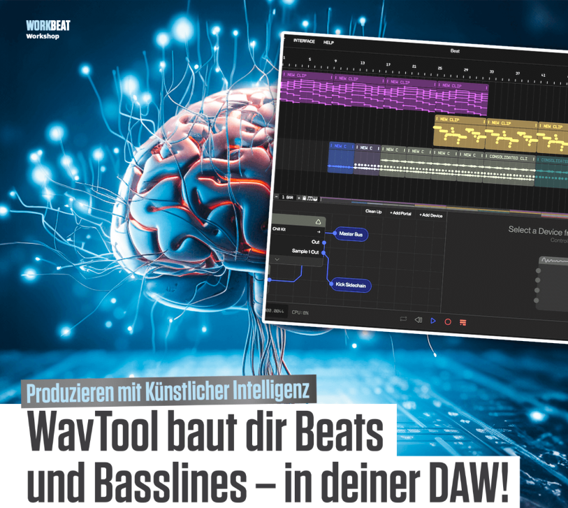 Produzieren mit KI: WavTool baut dir Beats und Basslines – in deiner DAW!