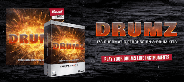 Geschenkt: 178 chromatische Percussion- & Drum-Kits – DRUMZ für Zampler & MPCs
