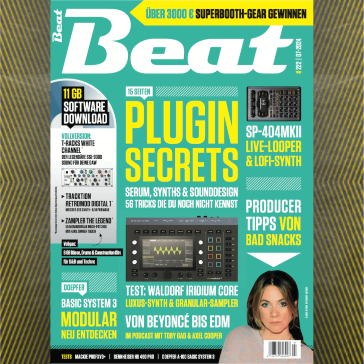 Das volle Paket mit Beat 07/24: Serum, Synths & Sounddesign: 56 Tricks, die du noch nicht kennst! | 99 € geschenkt! T-RackS White Channel – SSL-9000 Sound für deine DAW