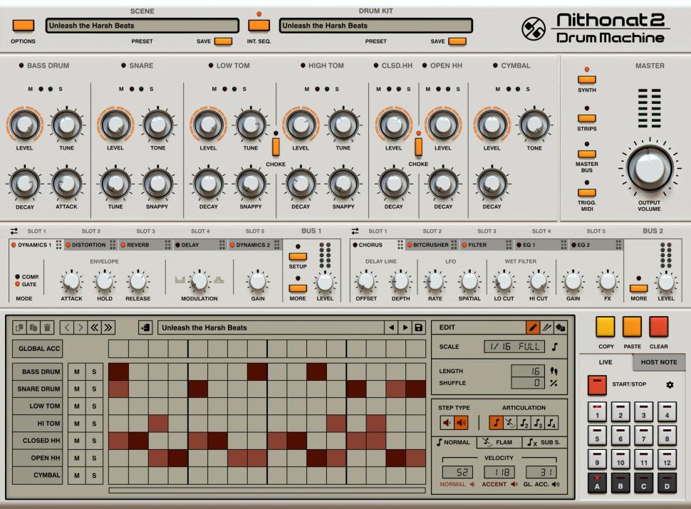 Das User-Interface von Nithonat 2