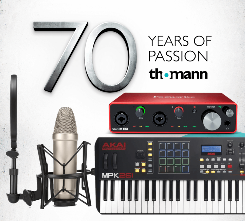 Vor 70 Jahren begann die Erfolgsgeschichte von Thomann, inzwischen ist der Musikalienhändler das größte Musikhaus in Europa.